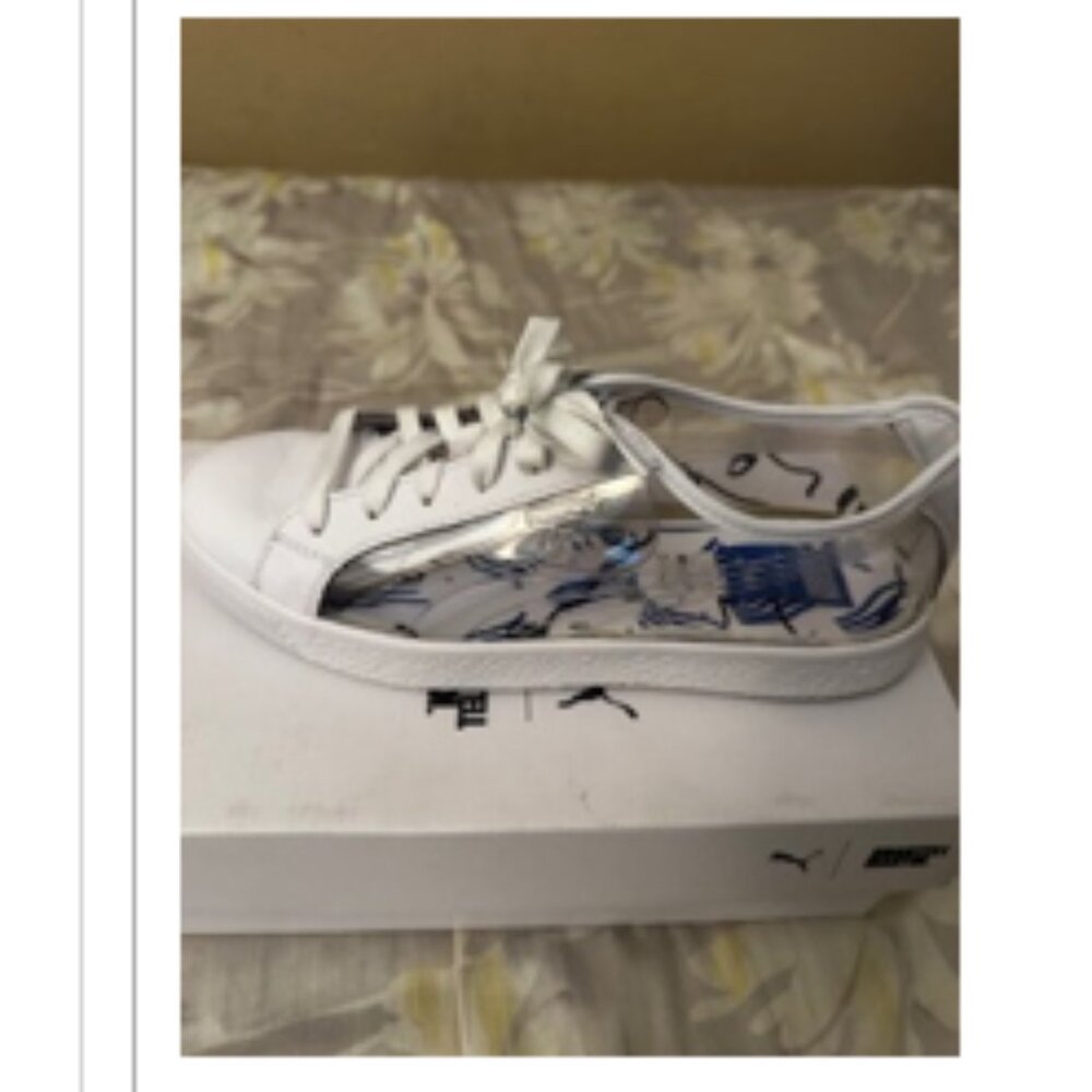 Puma Shantell Martin Clyde Clear Sneaker Women's size 7.5 - Picture 5 of 12